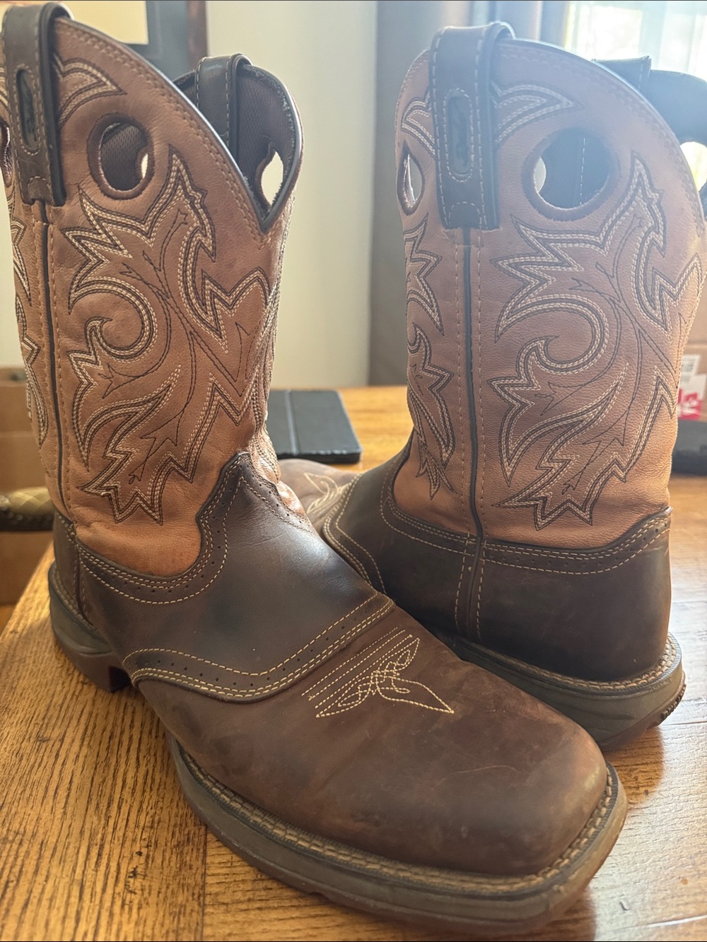 REBEL™ BY DURANGO® SADDLE UP WESTERN BOOT 12 D | Comfort Sole Workboot 12 D
